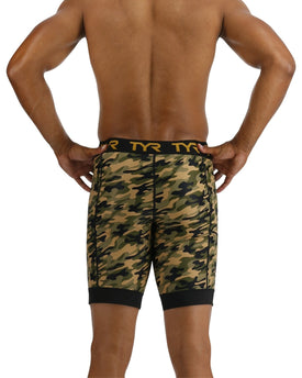 Tyr Men's Terra Camo Compression Short  Compression and Recovery Apparel  Tyr