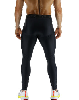 Tyr Men's Full Length Compression Leggings - Solid  Competition Swimsuits  Tyr