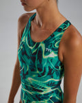 Tyr Womens Electro Maxfit One Piece Swimsuit  Swim Team Prints  Tyr
