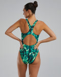 Tyr Womens Electro Maxfit One Piece Swimsuit  Swim Team Prints  Tyr