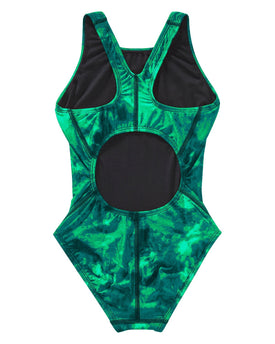 TYR Girl's Durafast Lite MaxFit One Piece Swimsuit- Miasma  Girls One Piece  Tyr