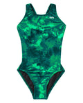 TYR Girl's Durafast Lite MaxFit One Piece Swimsuit- Miasma  Girls One Piece  Tyr