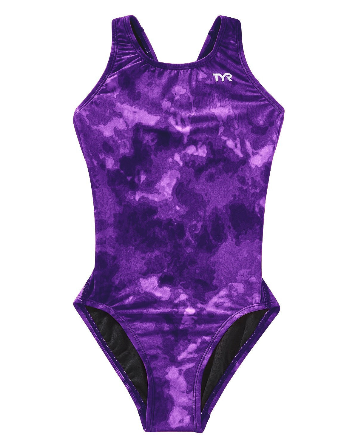 TYR Girl's Durafast Lite MaxFit One Piece Swimsuit- Miasma  Girls One Piece  Tyr