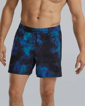 TYR Men’s Hydrosphere Momentum 6" Unlined Shorts – Cosmic Night