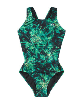 TYR Girls' Radiant Flaire Maxfit One Piece Swimsuit  Girls One Piece  Tyr