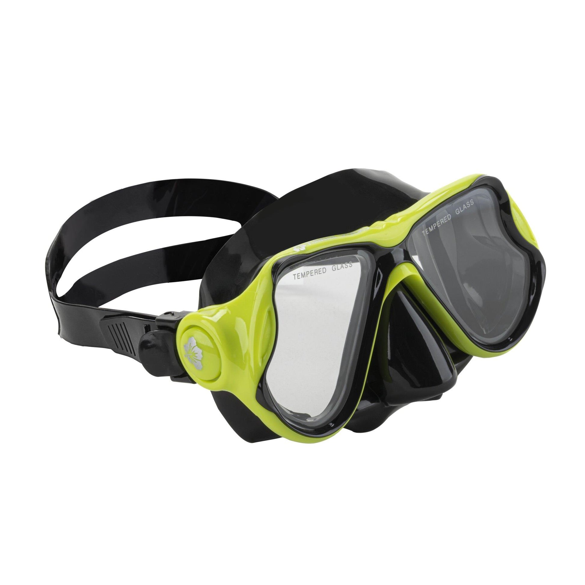 Hawaii Divers Adult Snorkel Mask Manta Ray  Snorkel Mask  CLEAR'R