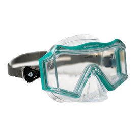 Hawaii Divers Adult Snorkel Mask Tri View    CLEAR'R