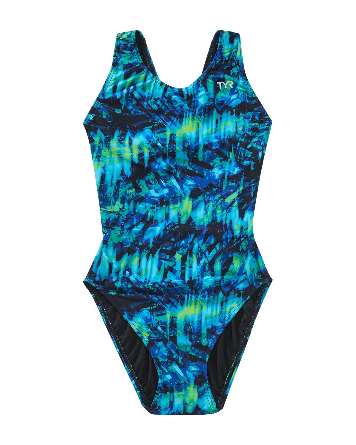 TYR Girl's Durafast Lite Maxfit One Piece Swimsuit - Seismo  Girls One Piece  Tyr