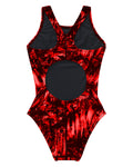 TYR Girl's Durafast Lite Maxfit One Piece Swimsuit - Seismo  Girls One Piece  Tyr