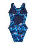 TYR Girl's Durafast Lite Maxfit One Piece Swimsuit - Seismo  Girls One Piece  Tyr