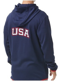 Tyr Men's Usa Alliance Podium Full Zip Hoodie  Hoodie  Tyr
