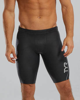 TYR Men's Hurricane Cat 1 Neo Swim Short  Tri Bottoms  Tyr