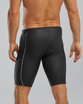 TYR Men's Hurricane Cat 1 Neo Swim Short  Tri Bottoms  Tyr