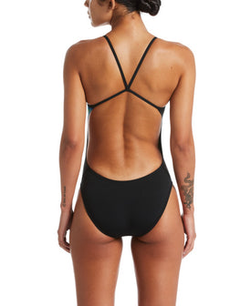 Nike Space Highway Cut Out One Piece Swimsuit  Competition Swimsuits  Nike