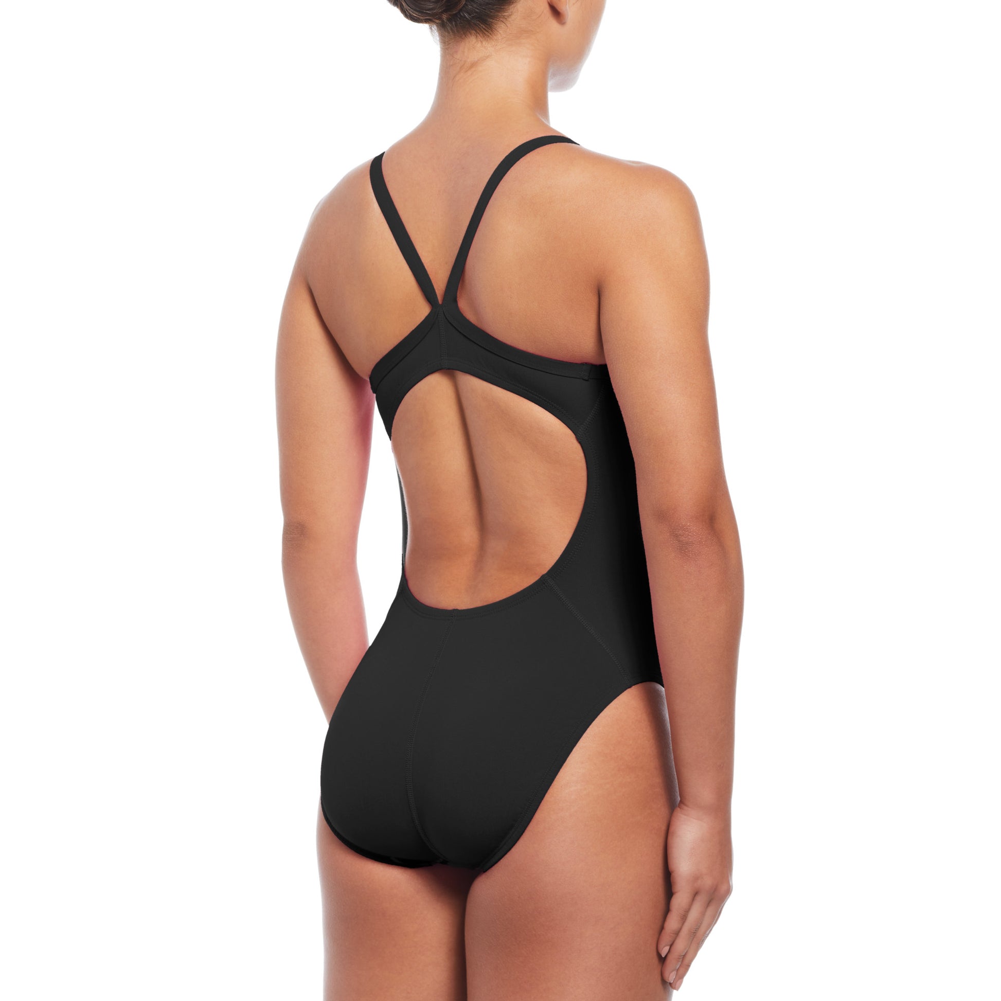 Nike Women's Hydrastrong Solid Racerback One Piece Swimsuit  One Piece Swimsuits  Nike
