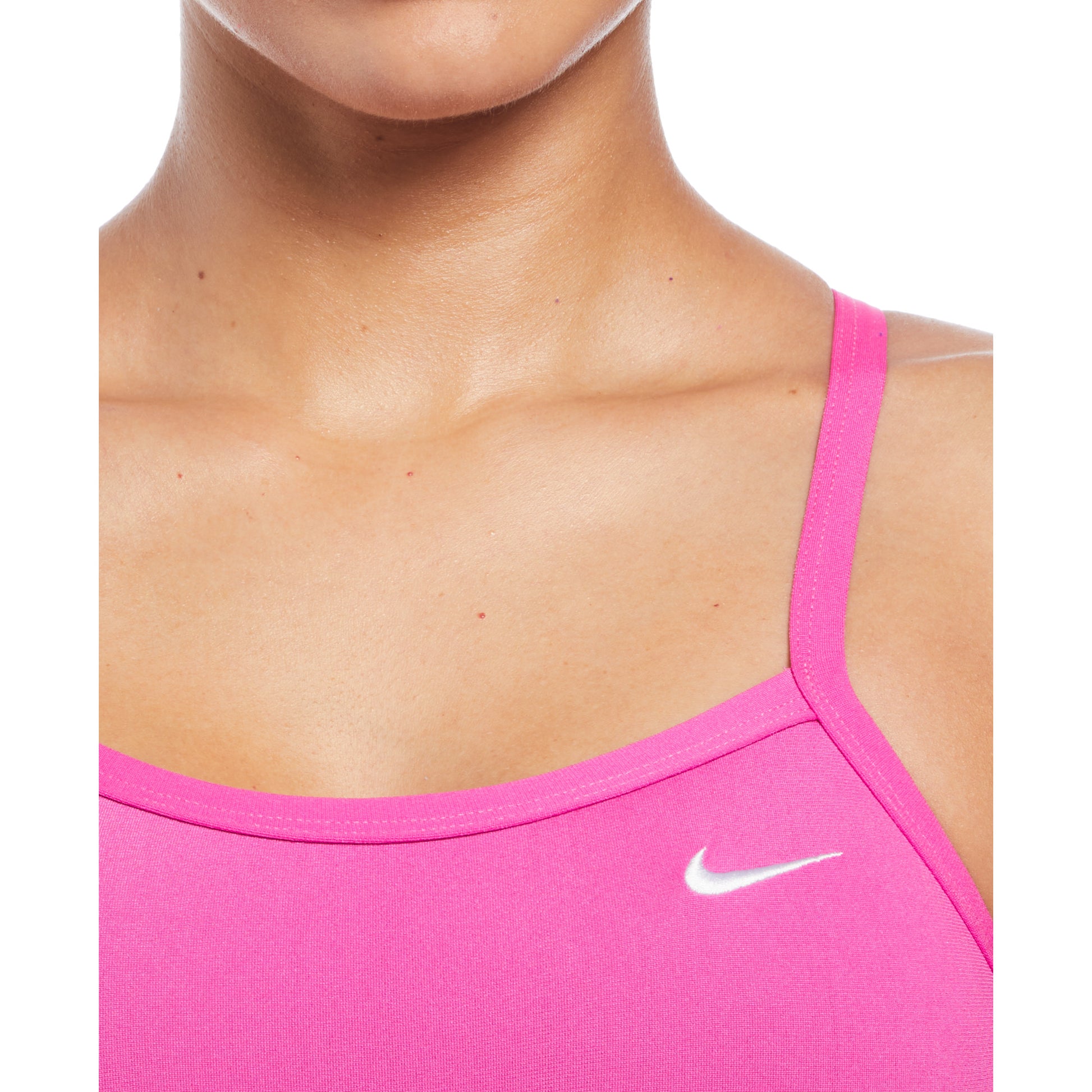 Nike Women's Hydrastrong Solid Racerback One Piece Swimsuit  One Piece Swimsuits  Nike