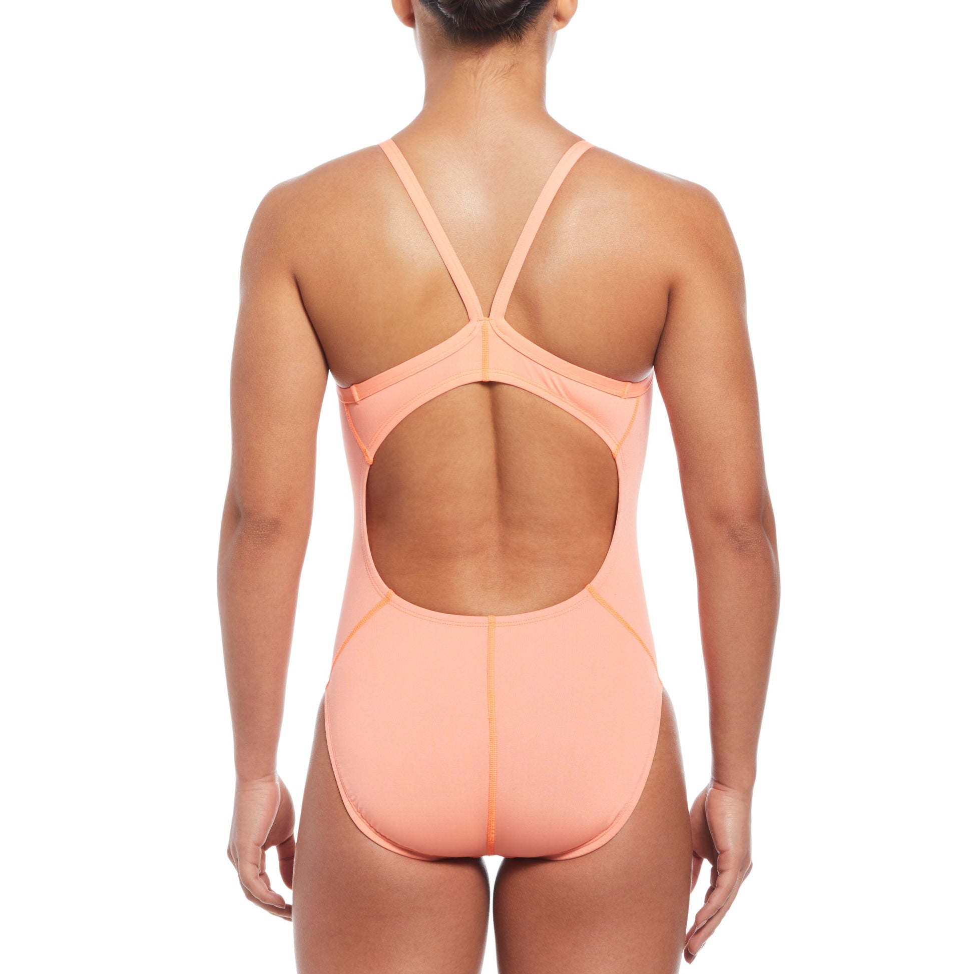 Nike Women's Hydrastrong Solid Racerback One Piece Swimsuit  One Piece Swimsuits  Nike