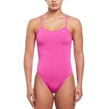 Nike Women's Hydrastrong Solid Cut-Out One Piece Swimsuit