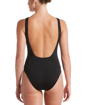 Nike Essentials U-Back One Piece Swimsuit  Women's Aquatic Fitness Swimsuits  Nike