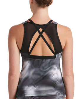 Nike Shift Layered Crossback Tankini Swimsuit Top  Women's Tankini Top  Nike