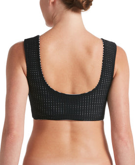 Nike Sport Mesh Reversible Mid Bikini Top  Bikini Top  Nike