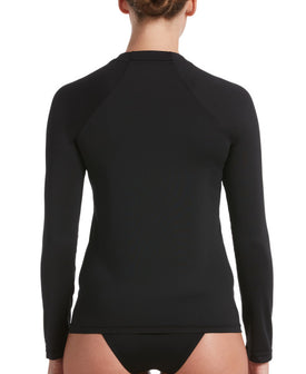 Nike Women’s Essentials Long Sleeve Hydroguard  Long Sleeve Rash Guard  Nike