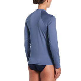 Nike Women’s Essentials Long Sleeve Hydroguard  Long Sleeve Rash Guard  Nike