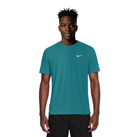 Nike Men’s Essential Short Sleeve Hydroguard  Short Sleeve Rash Guard  Nike