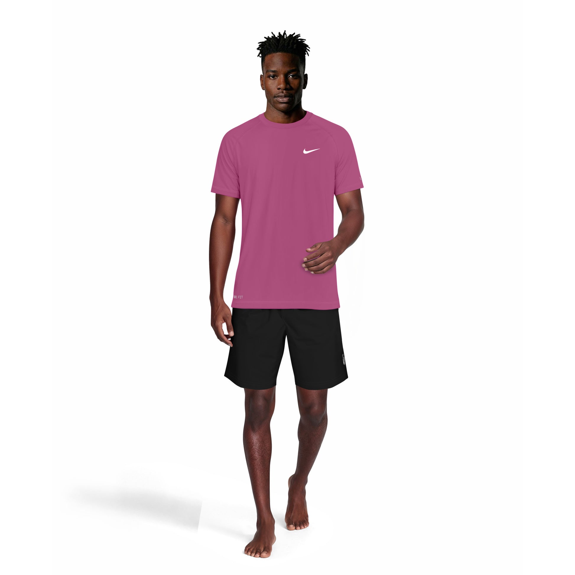 Nike Men’s Essential Short Sleeve Hydroguard  Short Sleeve Rash Guard  Nike