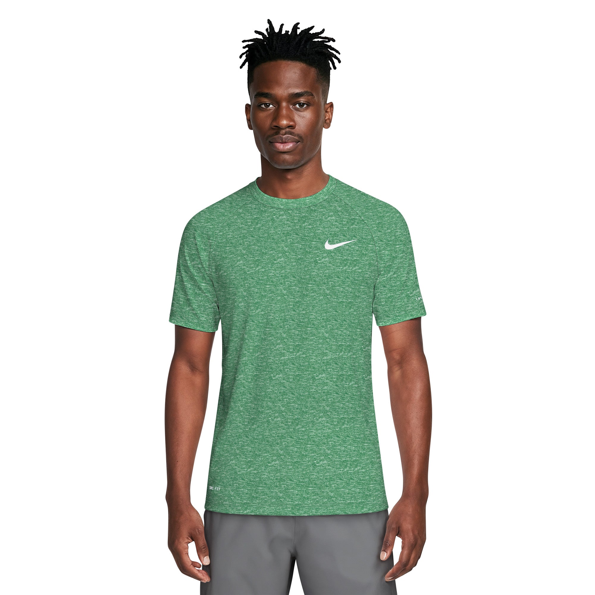 Nike Men's Heather Short Sleeve Hydroguard - NESSA589