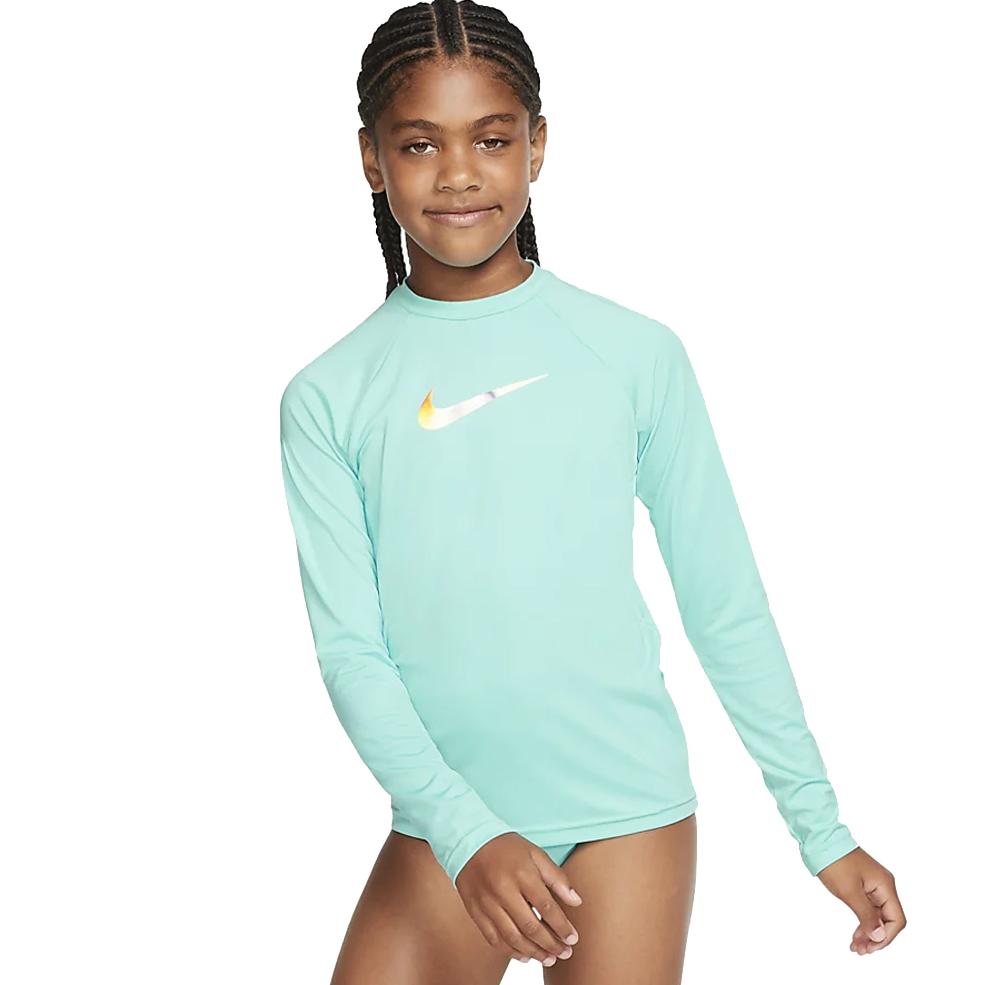 nike swim shirt women's