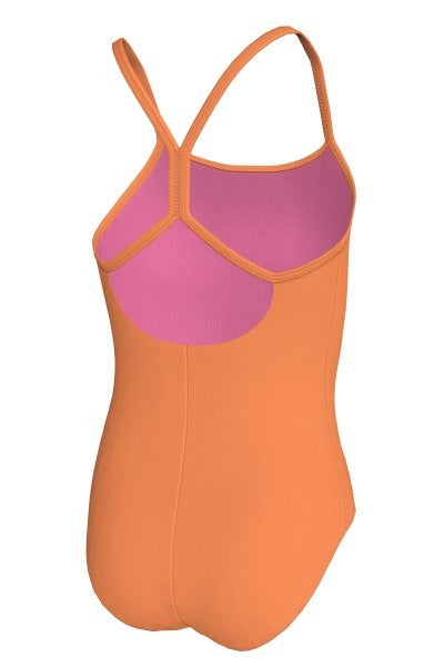 Nike Girl's Solid Racerback One Piece Swimsuit  Girls One Piece  Nike