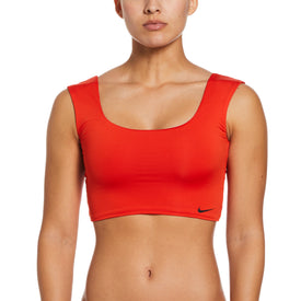 Nike Women's Essential Crop Top  Bikini Top  Nike