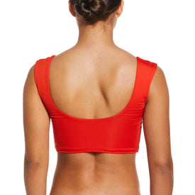 Nike Women's Essential Crop Top  Bikini Top  Nike