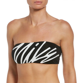 Nike Women's Multi Logo Bandeau Bikini Top  Bikini Top  Nike