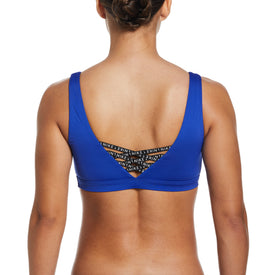 Nike Women Sneakerkini Scoop Neck Bikini Top  Bikini Top  Nike