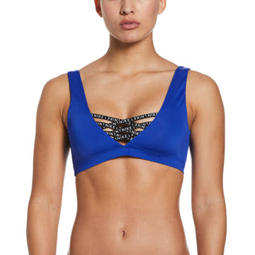 Nike Women Sneakerkini Scoop Neck Bikini Top  Bikini Top  Nike