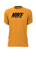 Nike Mens Sunset Logo Short Sleeve Hydroguard  Short Sleeve Rash Guard  Nike