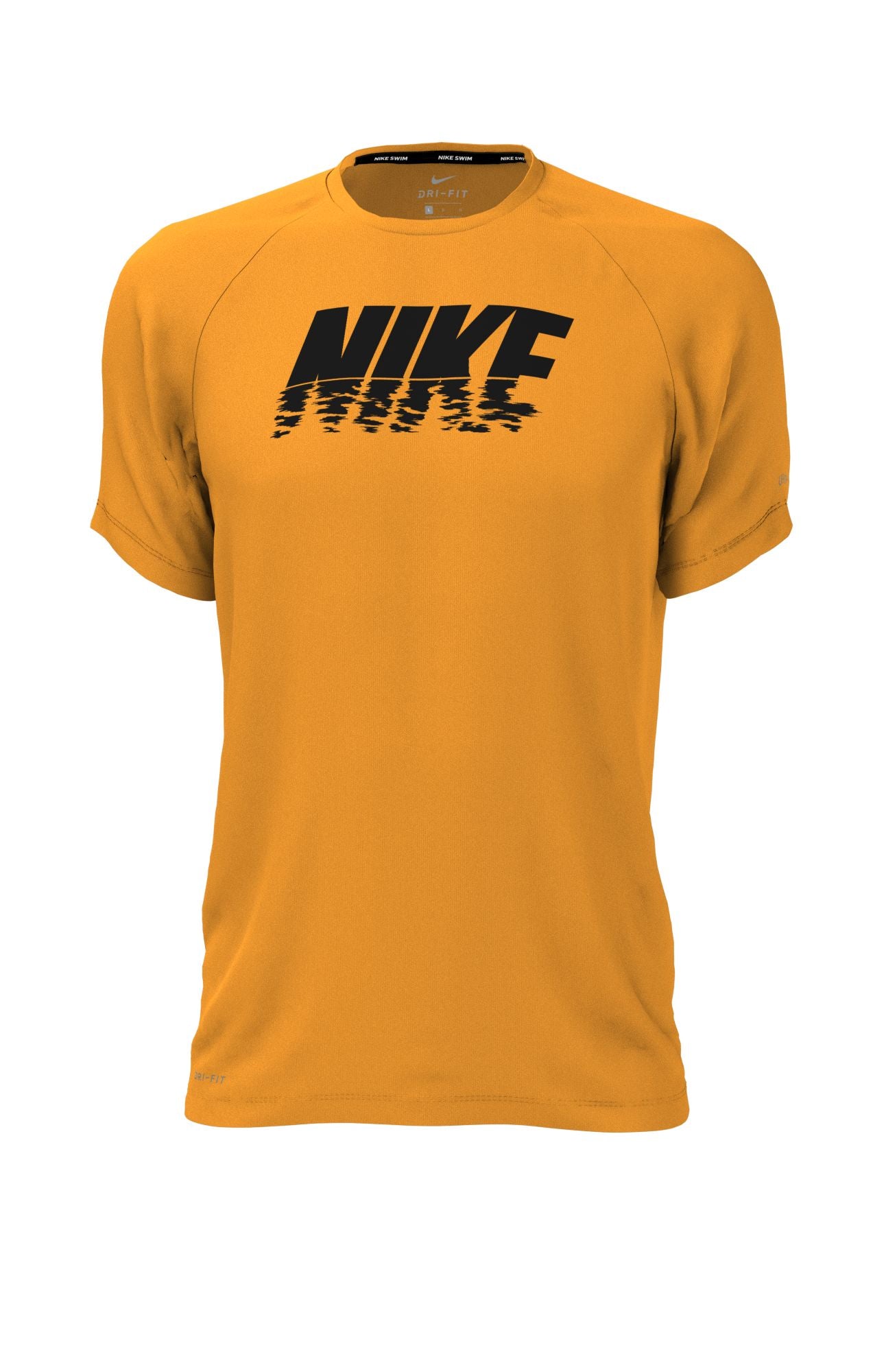 Nike Mens Sunset Logo Short Sleeve Hydroguard  Short Sleeve Rash Guard  Nike