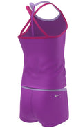 Nike Girls' Essential Essential T-Crossback Tankini Set  Girls Tankini  Nike