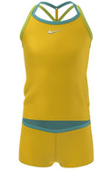 Nike Girls' Essential Essential T-Crossback Tankini Set  Girls Tankini  Nike