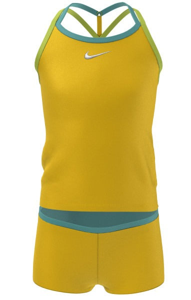 Nike Girls' Essential Essential T-Crossback Tankini Set  Girls Tankini  Nike