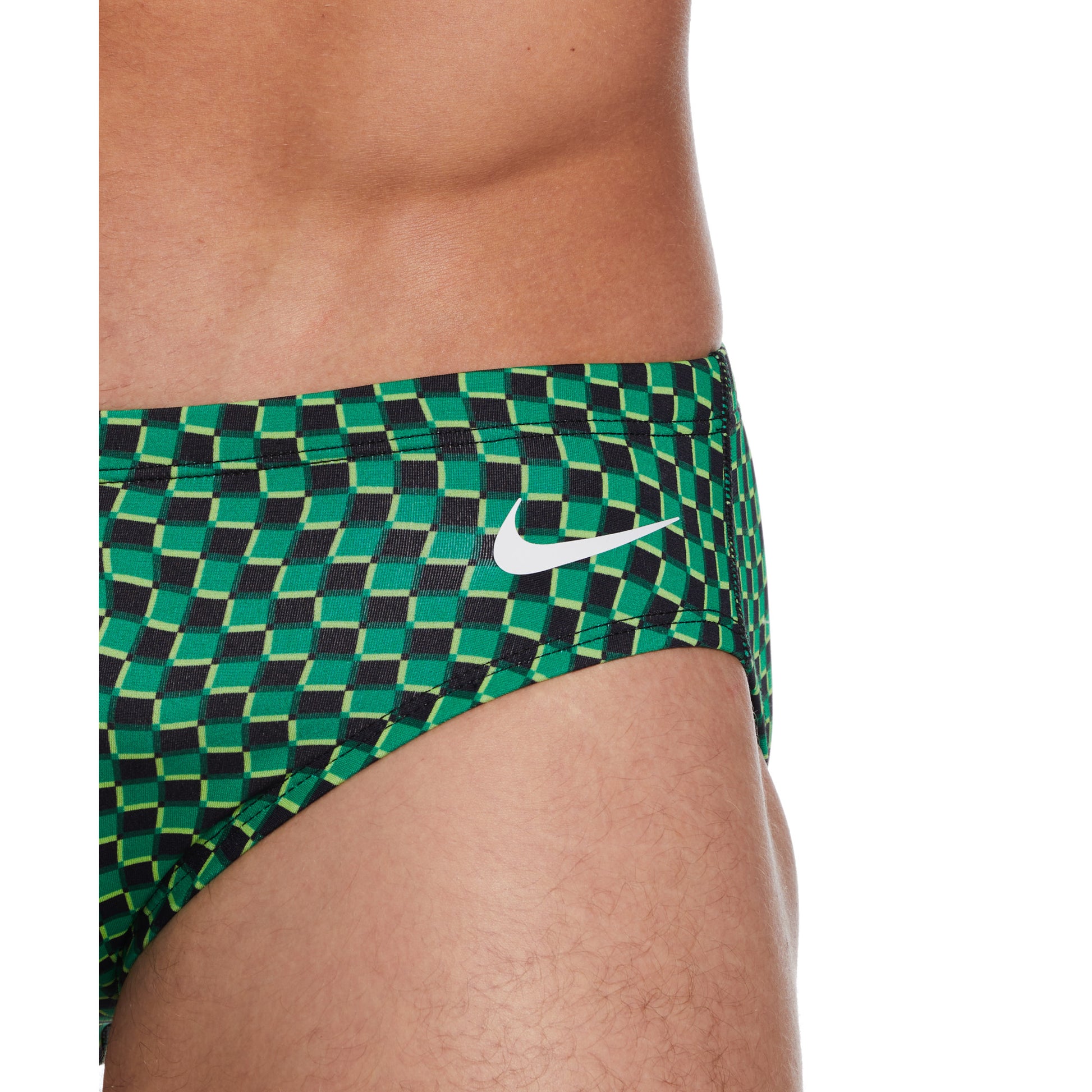 THS Nike Dripping Check Brief  Swimming Briefs for Men  Nike