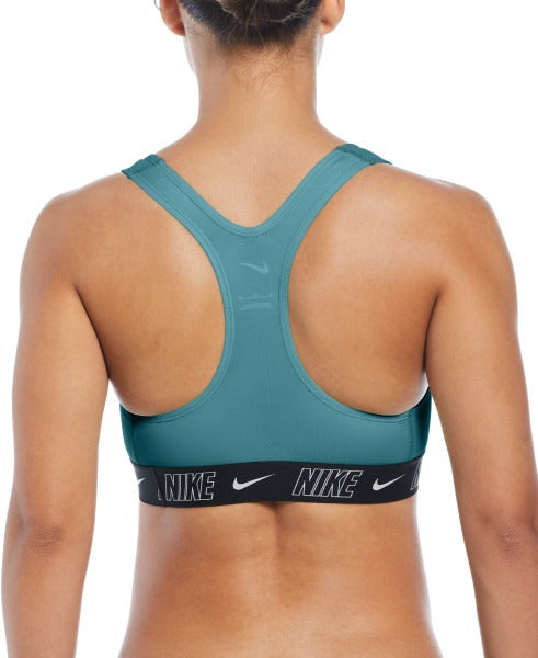 Nike Women Fusion Logo Tape Racerback Bikini Top  Bikini Top  Nike
