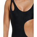 Nike Women Block Texture Cutout One Piece  Competition Swimsuits  Nike