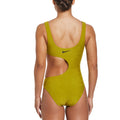 Nike Women Block Texture Cutout One Piece  Competition Swimsuits  Nike
