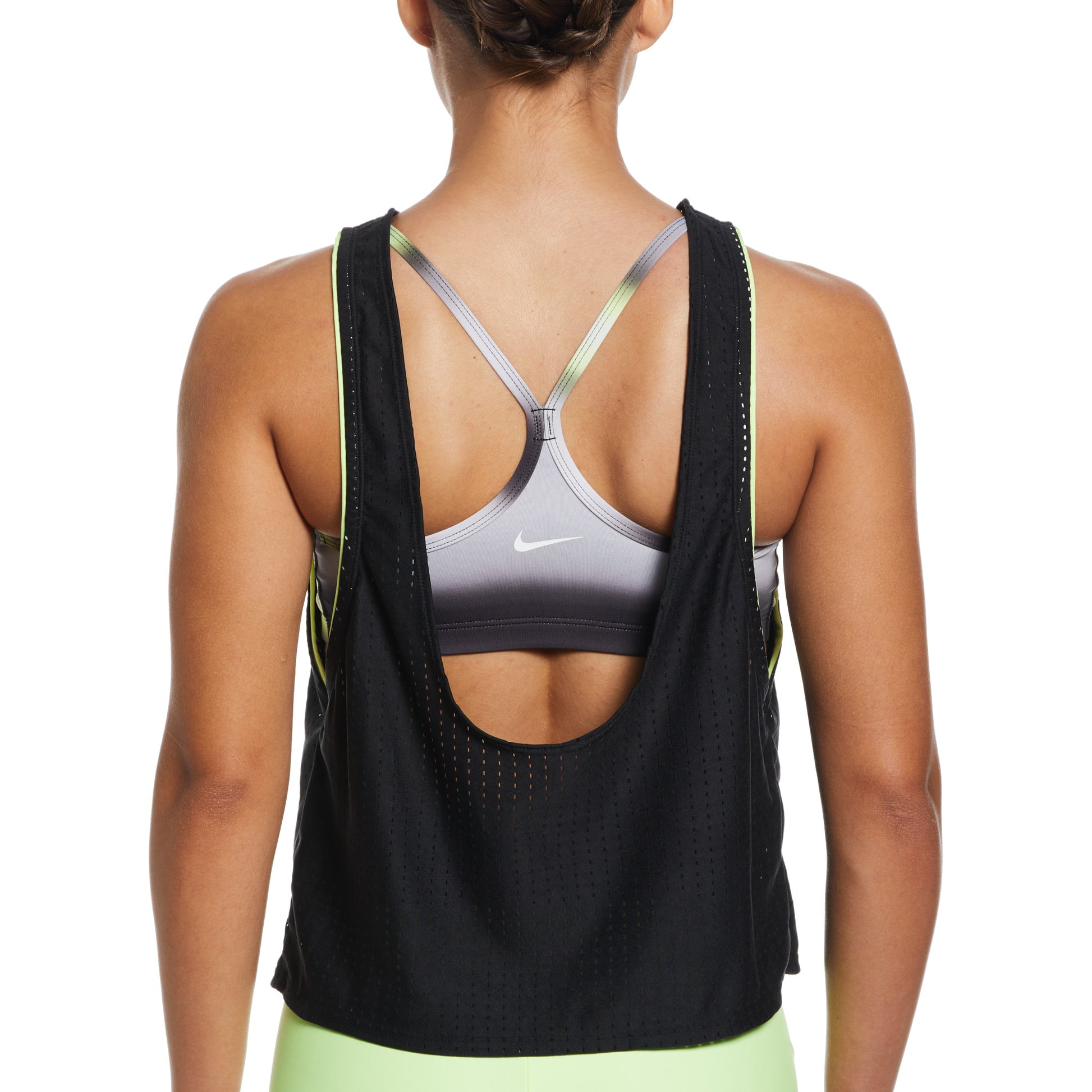 Nike Horizon Stripe Convertible Layered Tankini  Women's Tankini Top  Nike