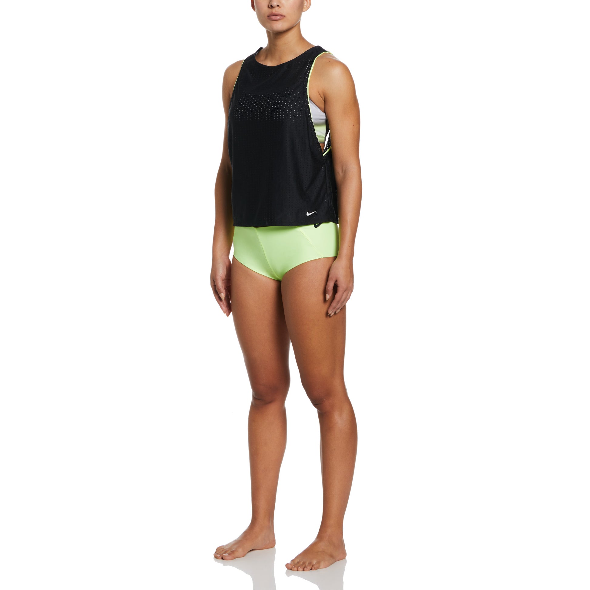Nike Horizon Stripe Convertible Layered Tankini  Women's Tankini Top  Nike