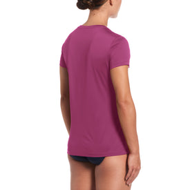 Nike Women Essential Short Sleeve Hydroguard  Short Sleeve Rash Guard  Nike