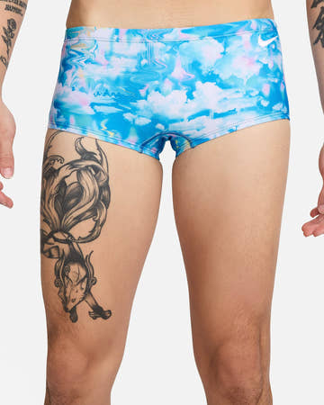 Nike Men's Hydrastrong Multiprint Square Leg Brief  Team Print  Nike